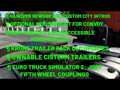 ETS2 1.45 Open Beta - NEW JOST Truck Fifth Wheels | Real Life Brand's Fifth Wheels in Update 1.45