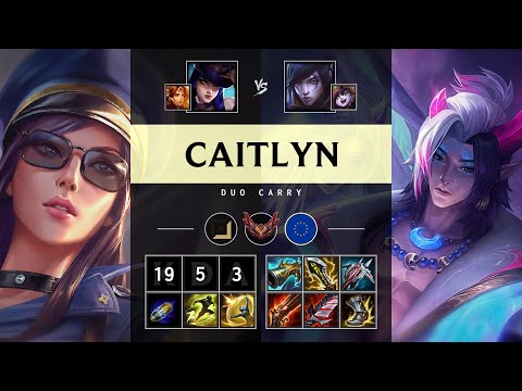 Caitlyn ADC vs Aphelios - EUW Grandmaster Patch 25.05
