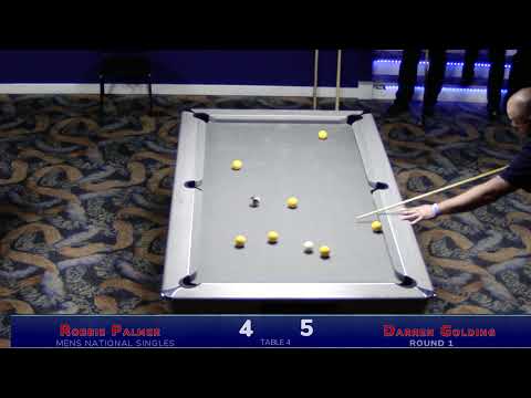 2024 Men's National Singles - Round 1 - Robbie Palmer v Darren Golding