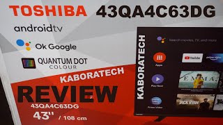 Toshiba TV 43 43QA4C63DG UHD QLED ANDROID TV