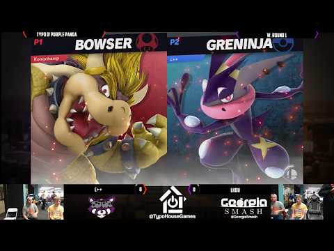 Panda Smash Monday 12/9/19 - LKD(Bowser) VS C++(Greninja)- W. Round 1