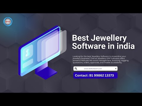 Video showcasing the best jewellery software in India for efficient management, tracking, and business growth.