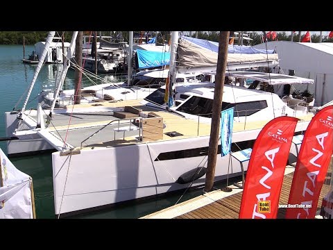2020 Seawind 1600 Sail Catamaran - Walkaround Tour - 2020 Miami Boat Show