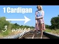 1 Pink Cardigan 3 Different Ways Avery Hopkins