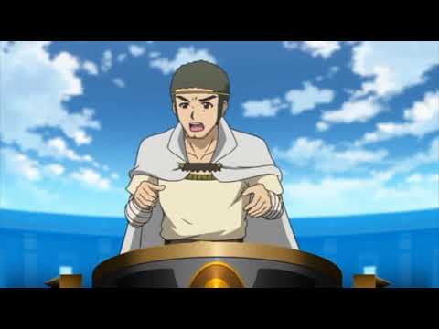 Bayblade : Ginga unleashes a new special move (Pegasus star distriver)