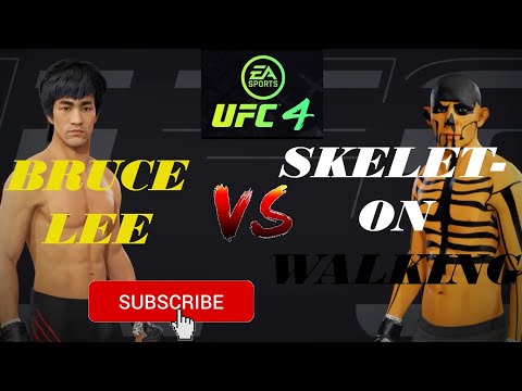 Bruce Lee vs. Skeleton Walking EA sports UFC 4