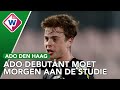 ADO-middenvelder Benjamin Reemst over zijn debuut tegen Jong Ajax | Omroep West