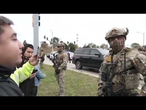 Chicago protest results in confrontation with Border Patrol agents, anti-ICE chants after detainment
