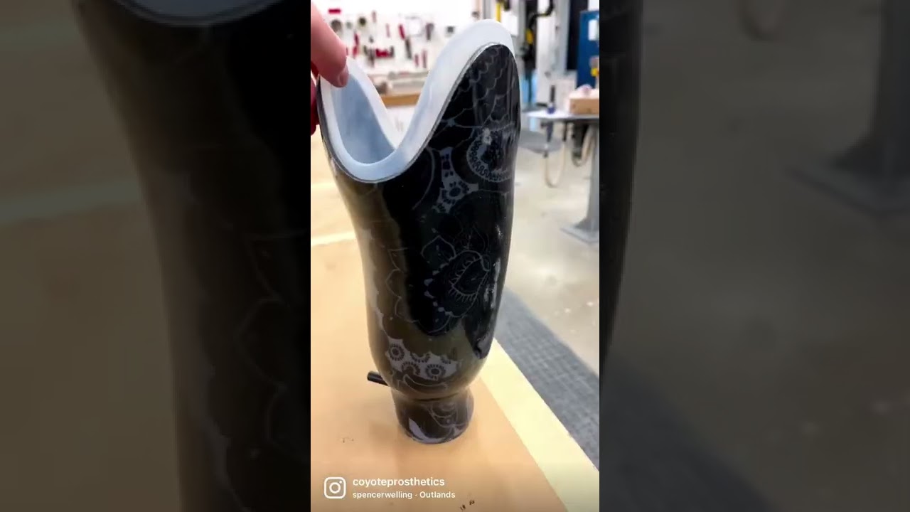 Prosthetic leg start to finish 🦿