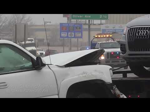 Wichita, KS Icy Road Crashes - 2/6/2019