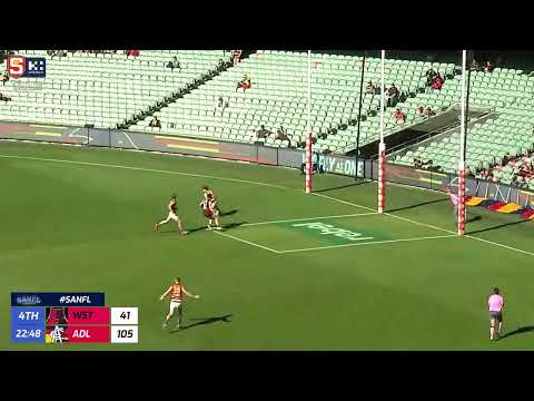 Rd 17 Hostplus SANFL Snapshot - Adelaide's Lachlan Gollant snaps his eighth goal