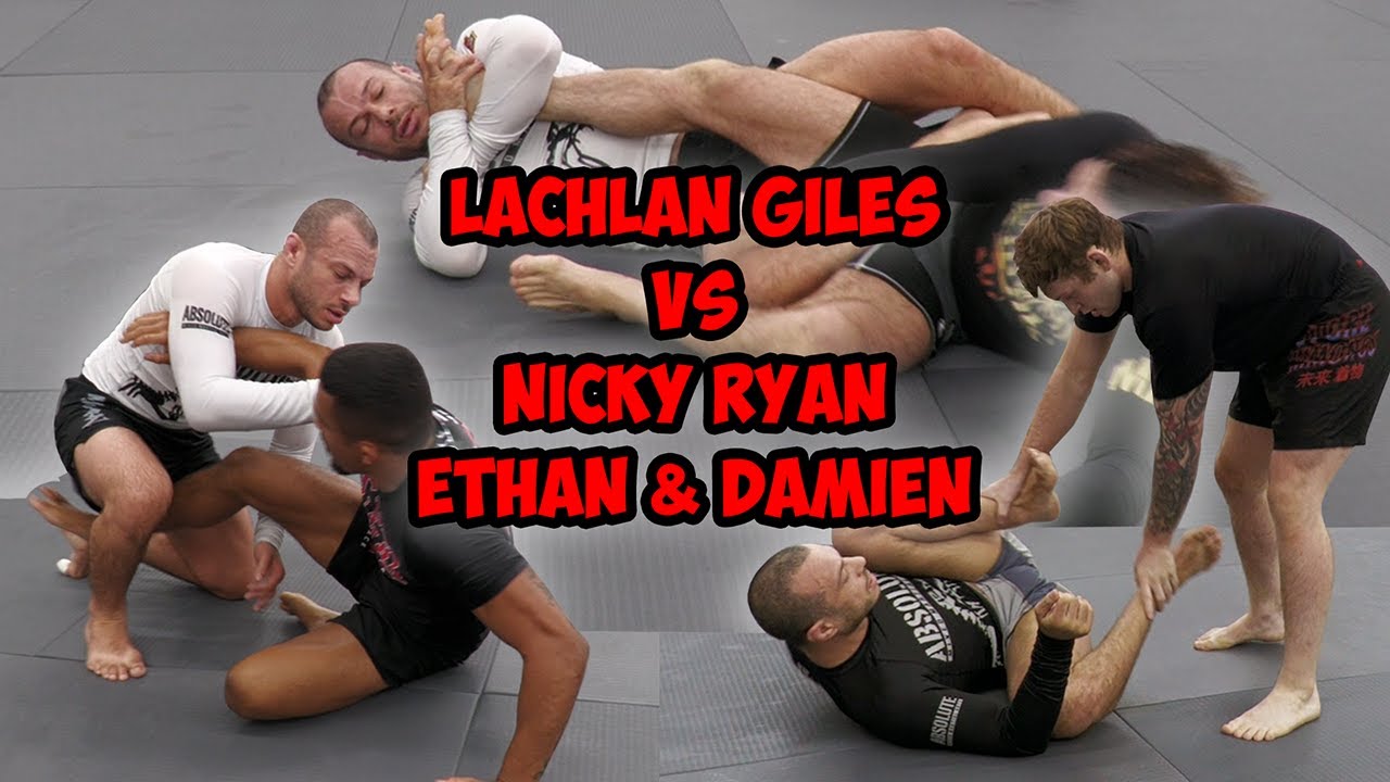 Lachlan Giles vs B-Team (Nicky Ryan, Ethan & Damien) | B-Team Training