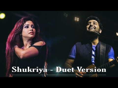 Shukriya (Lyrics) Duet Version 💕 Arijit Singh | Shreya Ghosal | New Song | Sadak 2 | PM Music