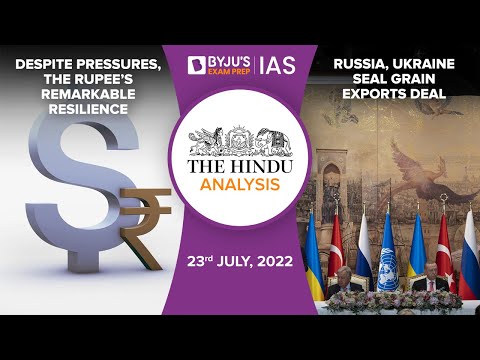 'The Hindu' Newspaper Analysis for 23rd July 2022. (Current Affairs for UPSC/IAS)