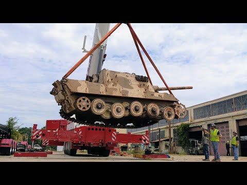 Jagdtiger "331" Hauled Across Ft. Benning to New NACC Tank Facility