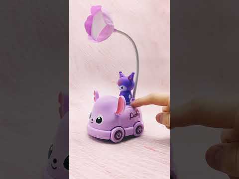 Детский LED ночник Куроми в машинке с USB питанием и регулировкой яркости для комнаты малыша. - фото 1 - id-p3201892052