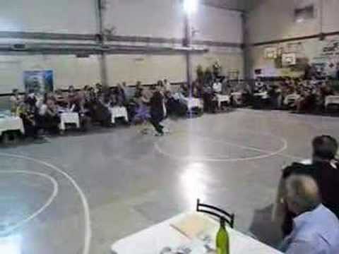  Juana Sepulveda  and  Mariano Frumboli  are  dancing  to  the  tango  "  Siete Palabras  "