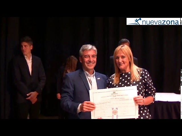 Miguel Heft, al recibir su diploma