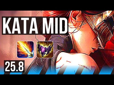 KATARINA vs VIKTOR (MID) | 13/2/10, Rank 9 Kata, Dominating | KR Grandmaster | 25.8