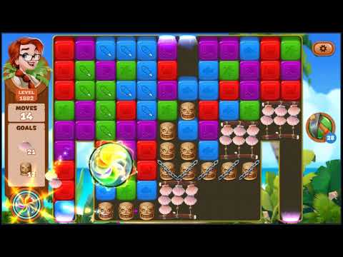 Lost Island Blast Adventure Level 1882 - NO BOOSTERS 🏝️ | SKILLGAMING ✔️