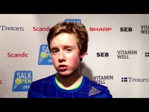 Johan Garpered segerintervju SALK Open 2014
