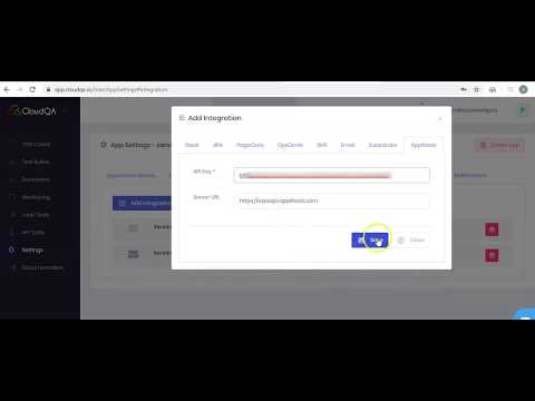 CloudQA integration with Applitools