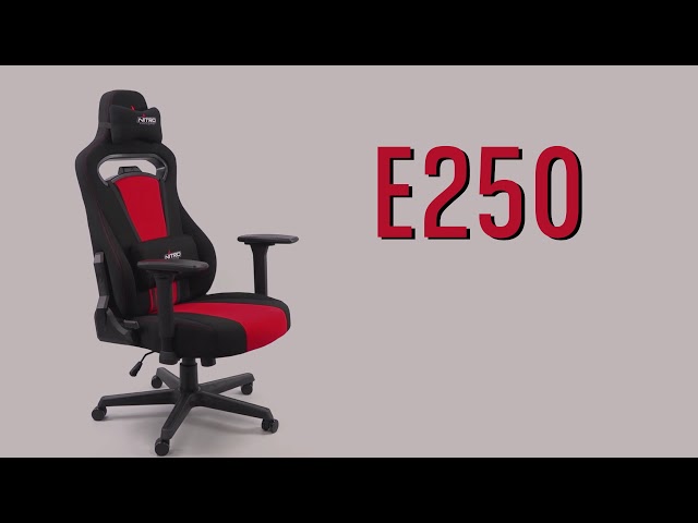 Nitro Concepts E250 Series Gaming Chair Black/White
