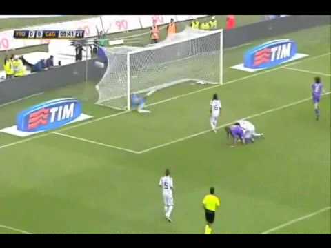 Calcio 2010 : J03 : Fiorentina - Cagliari : 1-0