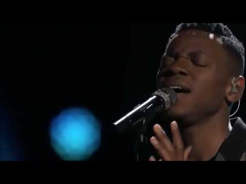 Everybody Hurts sung by Chris Blue and Usher
