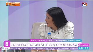 Virginia Cáceres y sus propuestas para la Intendencia de Montevideo