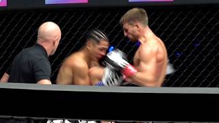 【ONE 試合映像】秋元皓貴、王者ハガティーの強烈な顔面ヒザ蹴りに沈む！壮絶な激闘の末、無念の3RTKO負けで王座奪還ならず 『ONE SAMURAI 4』リング映像
