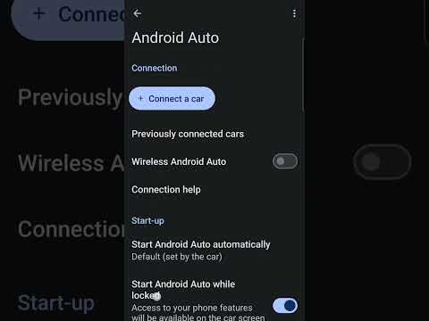 STOP ANDROID AUTO CONNECTING AUTOMATICALLY ANY CAR