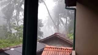preview picture of video 'Heavy rain srilanka'