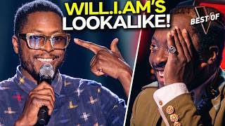 will.i.am's LOOKALIKE Got 4 Chairs AND His Sunglasses | The Voice