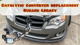 2006-2012 Subaru catalytic converter replacement (EASY)