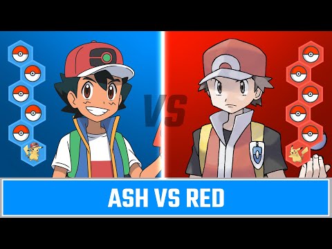 Champion Pokemon Battle: Ash vs Red