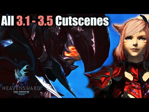 FFXIV: The Movie | The Far Edge of Fate | All 3.1 - 3.5 Cutscenes | 4k Max
