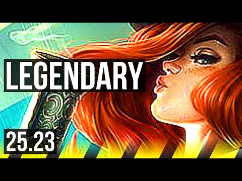 MISS FORTUNE & Nami vs CAITLYN & Nautilus (ADC) | 7k comeback, 22/2/6 | NA Challenger | 25.23