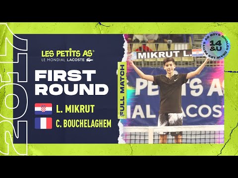 Les Petits As 2017 | Boys 1st Round | Luka Mikrut vs. César Bouchelaghem