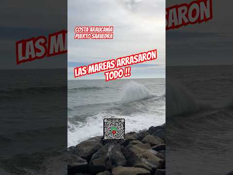 Costa Araucanía Puerto Saavedra bajo riesgo de marejadas #puertosaavedra #surdechile #costaraucania