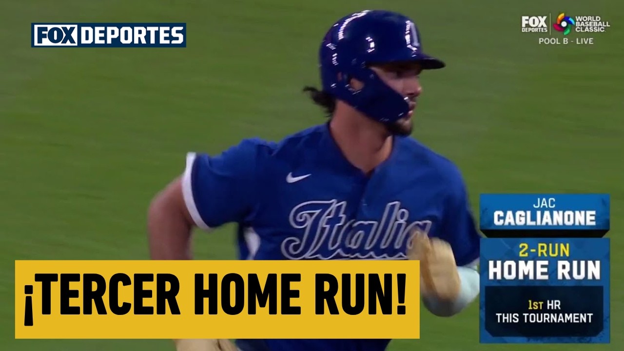 🇮🇹😤 HOME RUN, 2 CARRERAS Jac Cagilanone | Italia 5-0 USA | WBC 2026