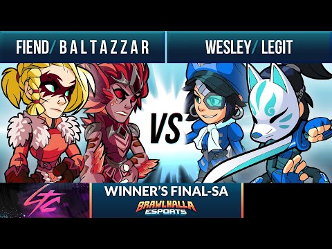 Fiend & B A L T A Z Z A R vs Wesley & Legit - Winner's Final - Low Tier City 2020 - 2v2 SA