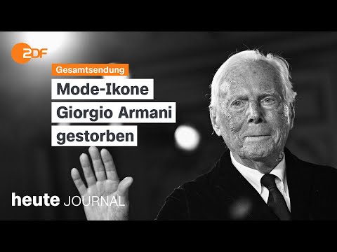 heute journal vom 04.09.2025 Trauer in Lissabon, Koalition der Willigen, Giorgio Armani ist tot