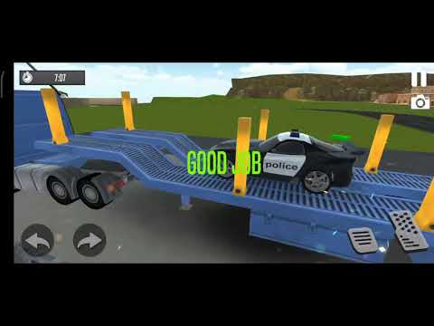 Transporting Cop Vehicles in Cargo Plane - Police Car Transporter Simulator -  H MT
