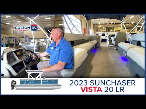2023 Sunchaser Vista 20 LR Pontoon Boat Walkthrough Tour