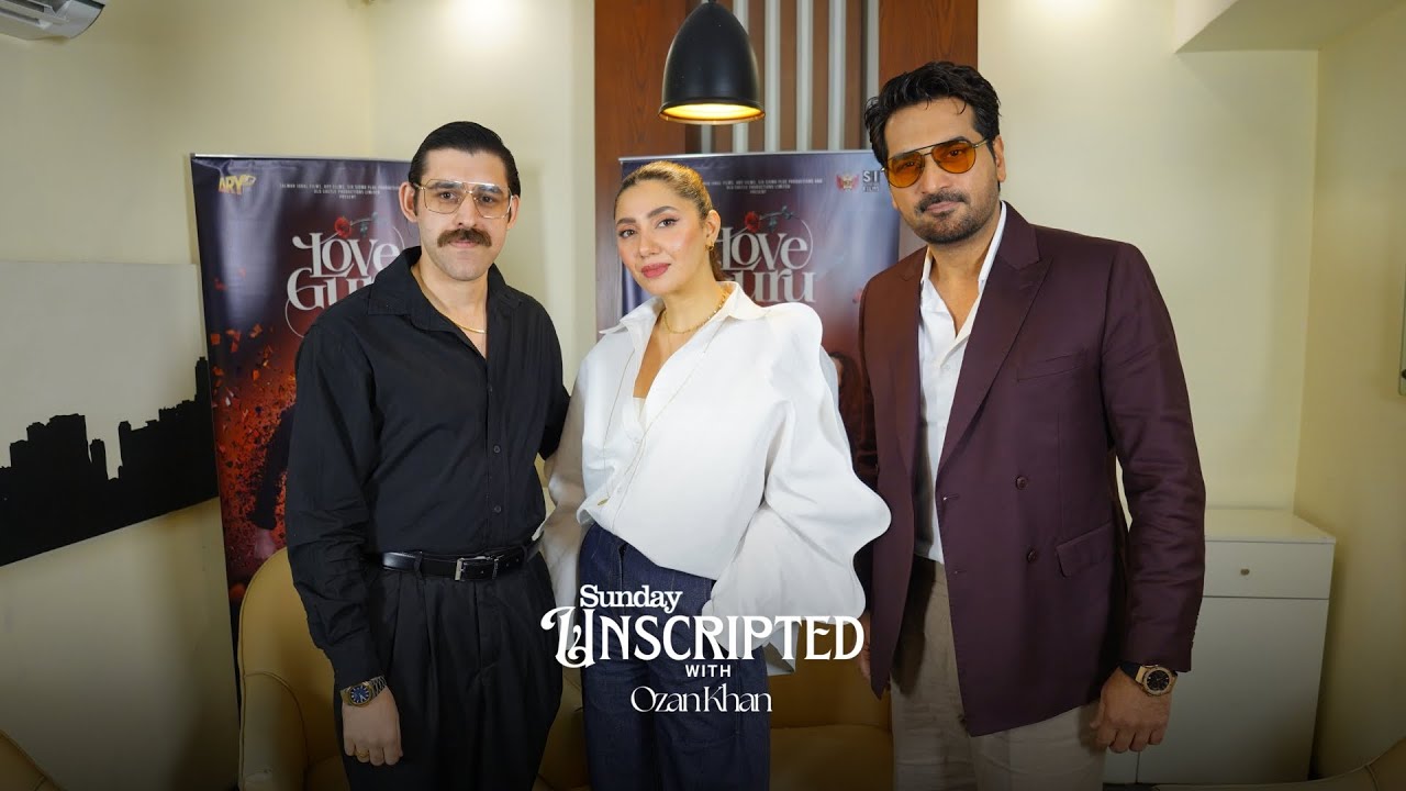 Humayun Saeed & Mahira Khan from Love Guru | Sunday Unscripted with Ozan Khan | Sunday Times