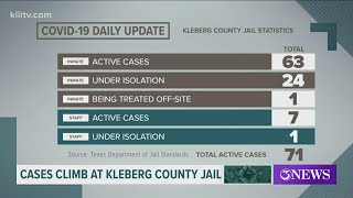 63 active COVID-19 cases among inmates at Kleberg County Jail