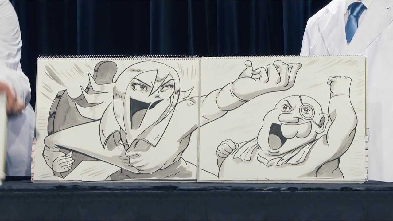 ポプテピピック第二シリーズ第7話「ヘルシェイク矢野」内コラボレーション高速紙芝居「あぽろん50周年記念CM」