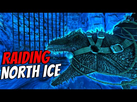How We Raided NORTH ICE CAVE From The INSIDE - Ark