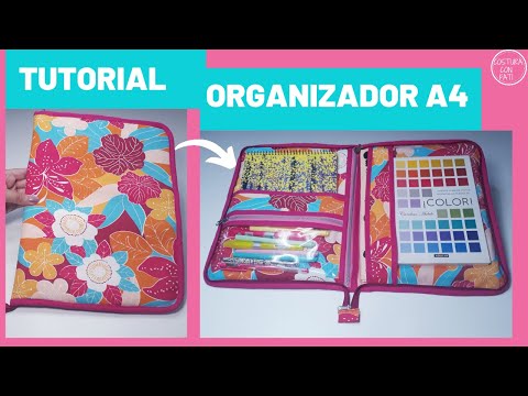 DIY - HOW TO MAKE AN A4 ORGANIZER / A4 organizer folder